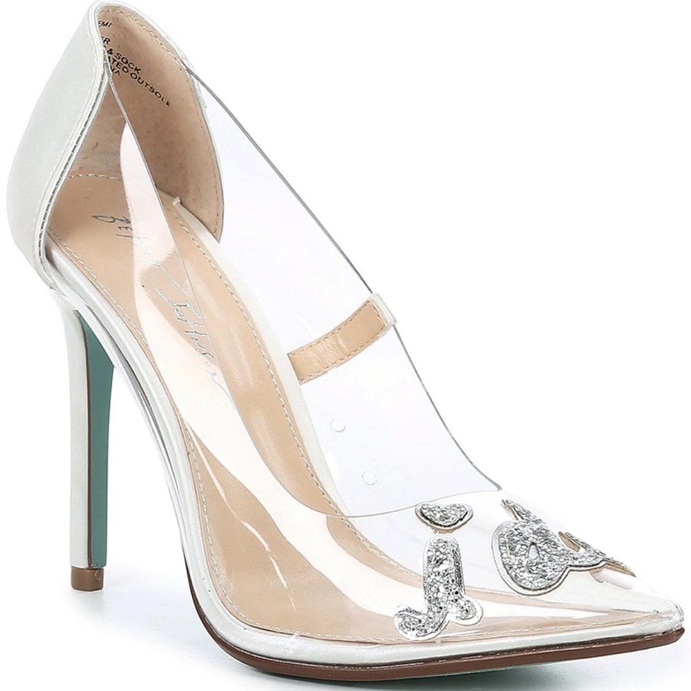 “I do” Betsy Johnson Heels